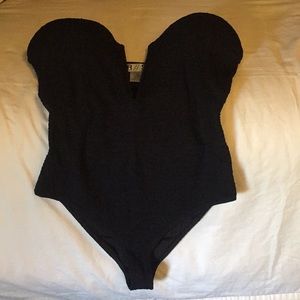 Stone Cold Fox /Beach Riot strapless onepiece sz L